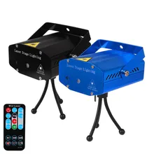 Club DJ Disco Light Projector Stage Laser Light Party Green Red Voice Control Function with Remote US /UK /AU/ EU