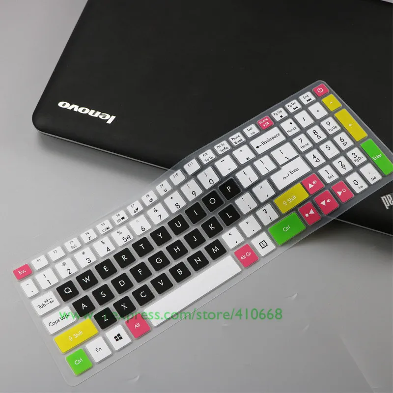 Клавиатура ноутбука кожного покрова для acer AN515 51 584H 50MK 787J 526F 74KN 52 55K1|Чехлы