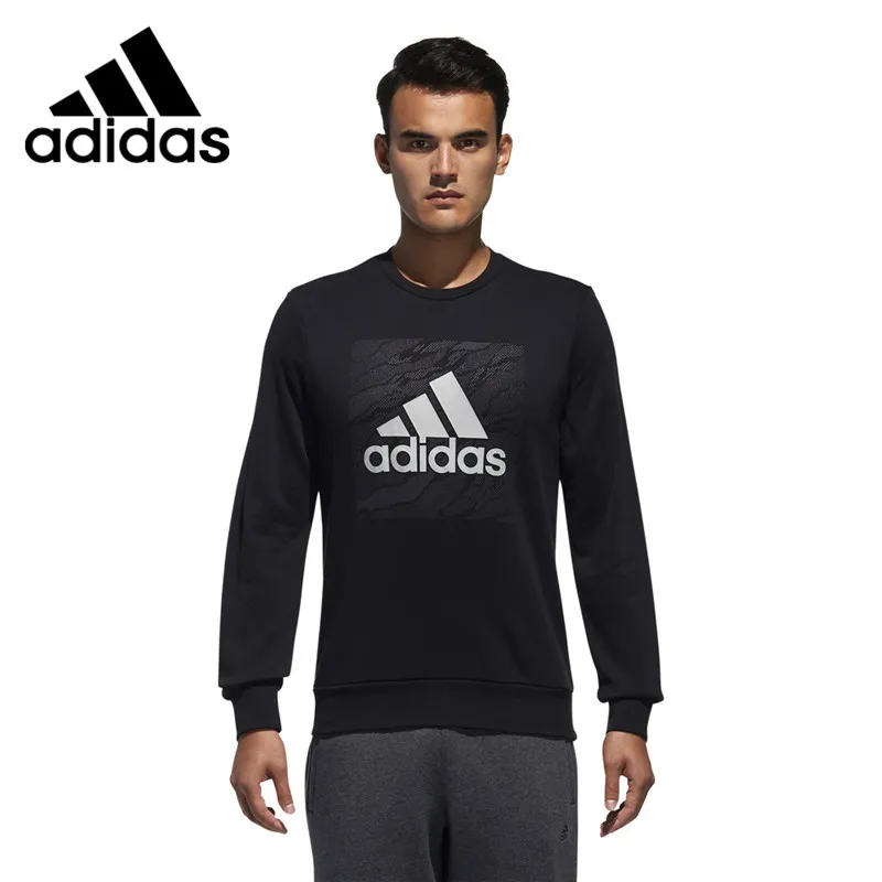 

Original New Arrival 2018 Adidas Men's CM CREW TRI LNG Training Pullover Sportswear