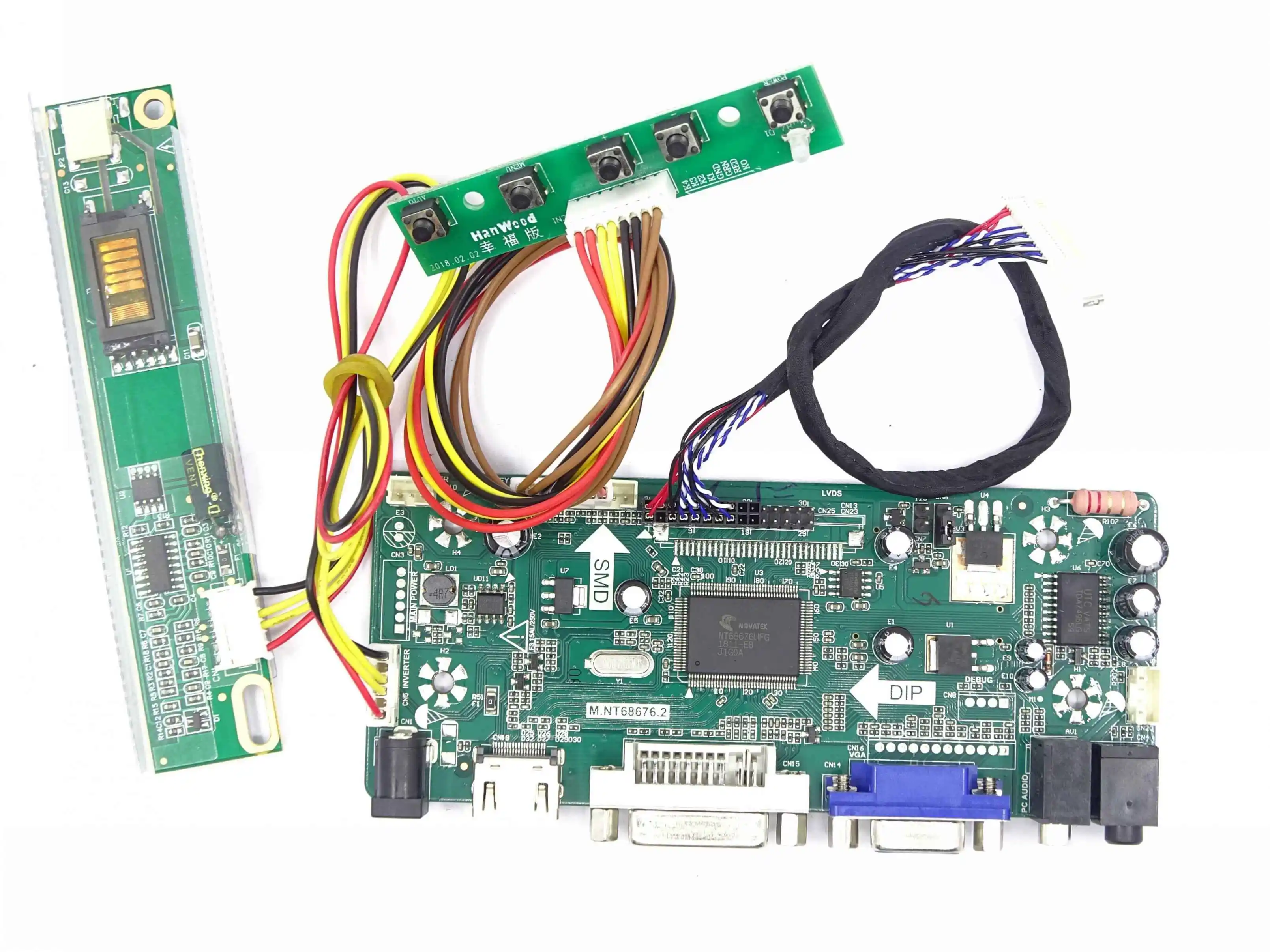 VGA LCD LED LVDS Driver Controller Board Kit per QD15TL02 HDMI DVI