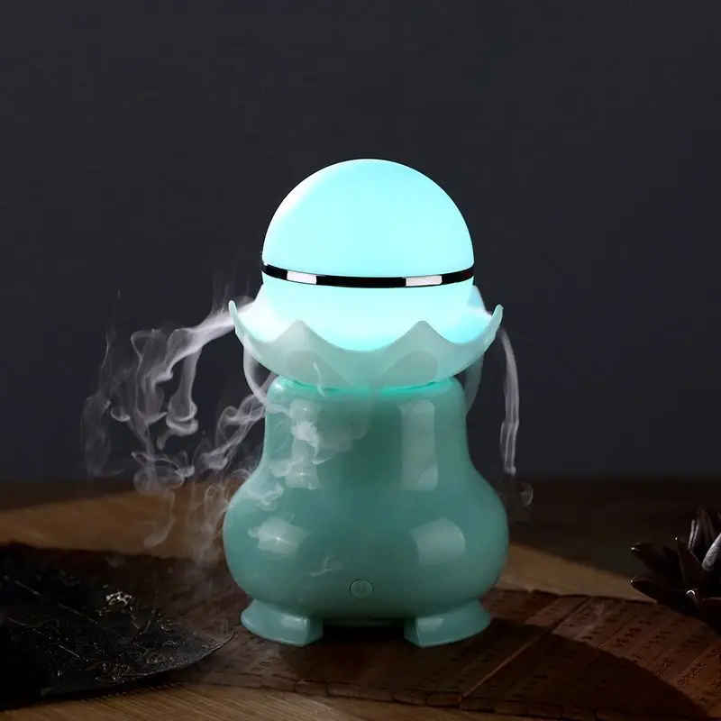 

USB Aroma Diffuser Ultrasonic Air Humidifier with 7 Color Changing LED Lamp for Home Essential Oil Diffuser Aromatherapy Fogger