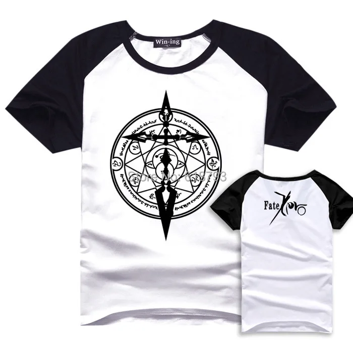 

Anime t shirt Fate zero/Fate ubw/Fate stay night saber curse emblem saber summper T shirt FZ15