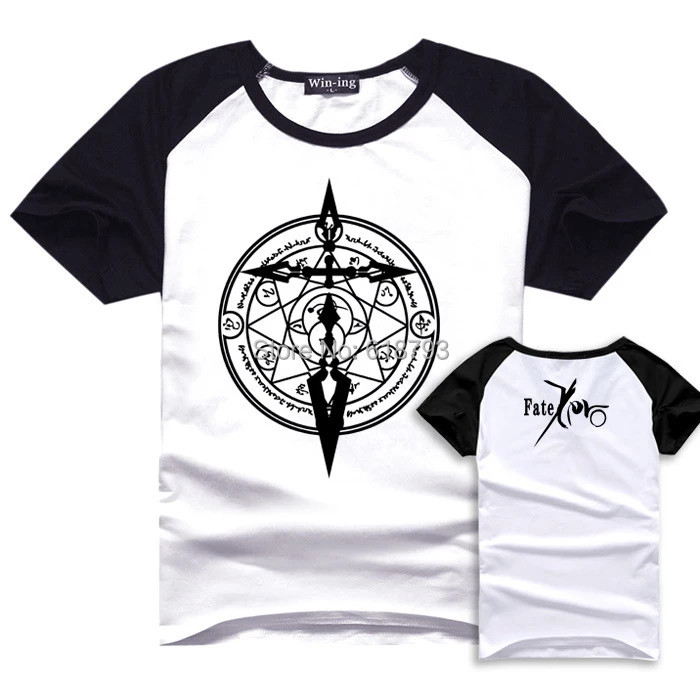 Anime T Shirt Fate Zero Fate Ubw Fate Stay Night Saber Curse Emblem Saber Summper T Shirt Fz15 Anime T Shirt T Shirtshirt T Aliexpress