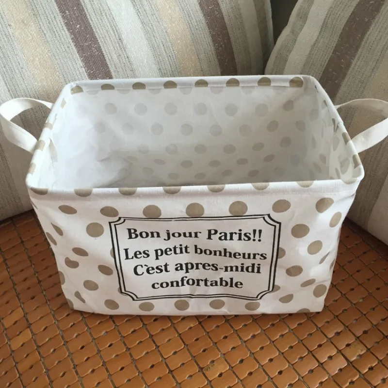 

Cotton&Linen Clothes Bag With Grip Pouch Canvas Storage Bag For Toys Storage Bag Shopping Bags Dirty Cloth Barrel 26*24*38