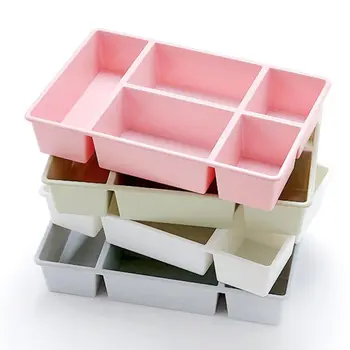

1pc Makeup Organizer Storage Box Desk Office Organizer Cosmetics Skin Care Plastic Storage Drawer Jewelry Box