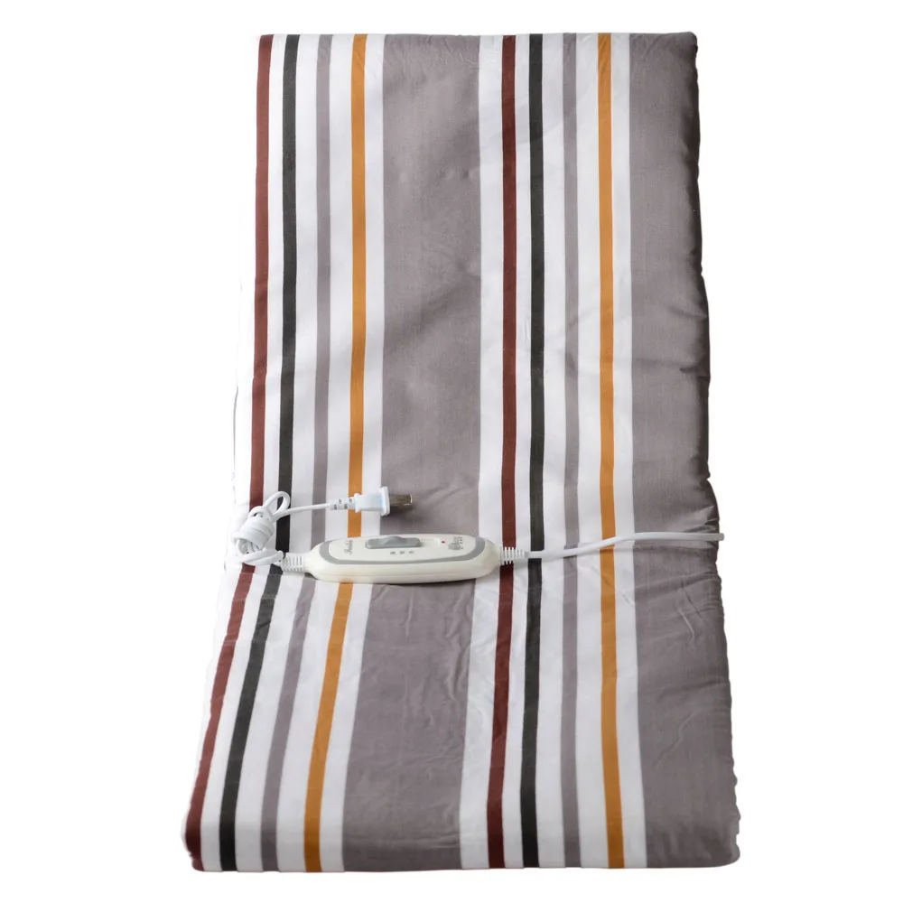 Высококачественное плюшевое одеяло с подогревом, защитное электрическое одеяло, толще, 60*150, одиночный электрический коврик, подогреватель тела для зимы
