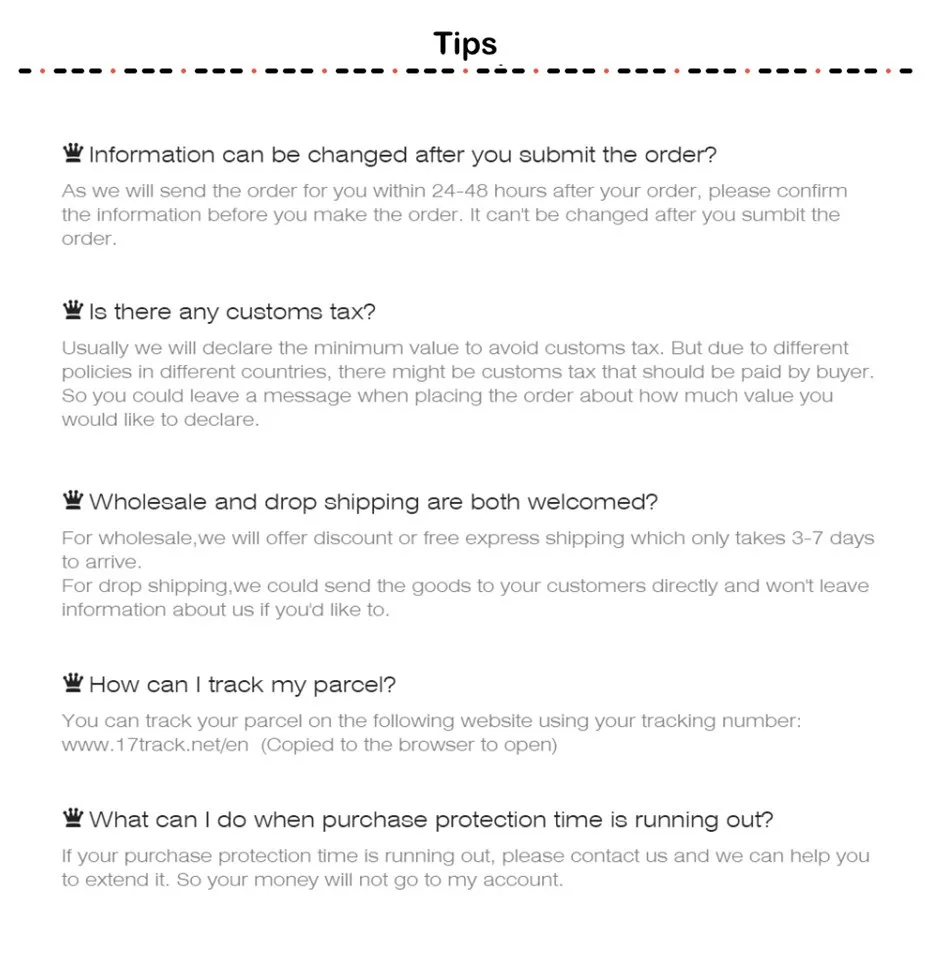 tips