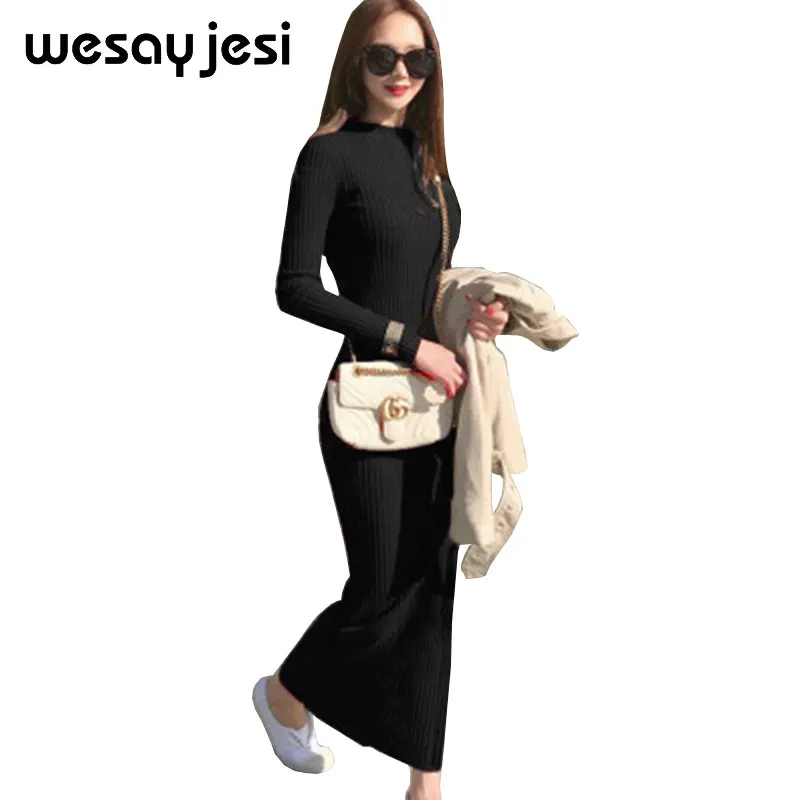 Sweater female dress women knitwear turtleneck sweater women winter fashion sweater 2018 ladies outwear pull long femme