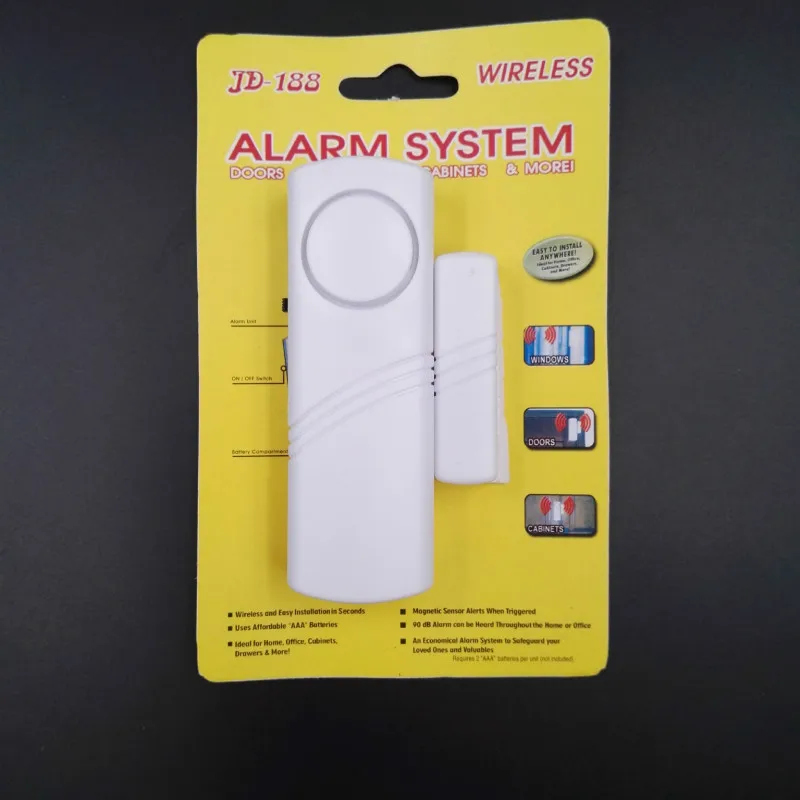 New Longer Door Window Wireless Burglar Alarm System Safety Security Device Home huismerk kopen in de aanbieding New Longer Door Window Wireless Burglar Alarm System Safety Security Device Home huismerk kopen in de aanbieding