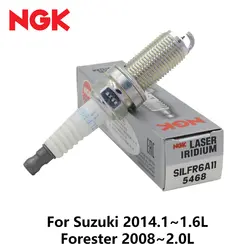 1 шт./лот NGK автомобиля spark Вилки для Suzuki 2014.1 ~ 1.6L Forester 2008 ~ 2.0L иридий платина SILFR6A11 5468