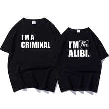 Летняя новая парная Футболка Топ женский стиль Харадзюку С буквенным принтом короткий рукав футболки женские и мужские повседневные футболки для влюбленных