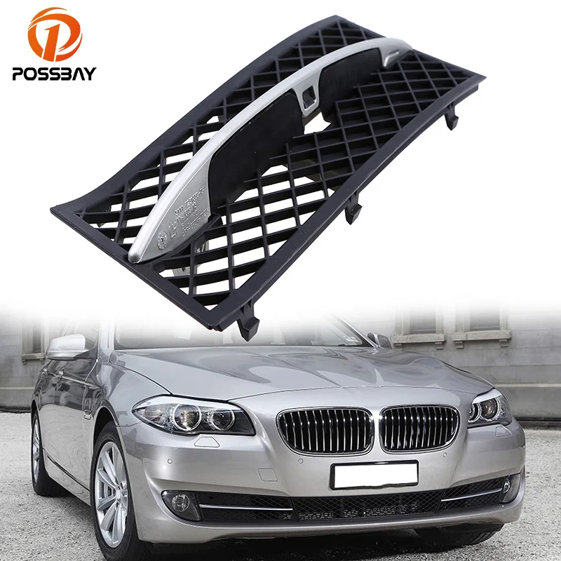 cheap POSSBAY Black ABS Front Left Side Lower Racing Grilles Fit For BMW 5 Series F10 F11 Sedan Wagon Pre facelift 2010 2011 2012 2013