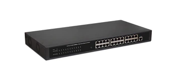 

Professional 1-24 Port 10/100/1000Mbps PoE Switch Power over Ethernet IEEE802.3X 30W PoE Switch for Wifi router AP metal case