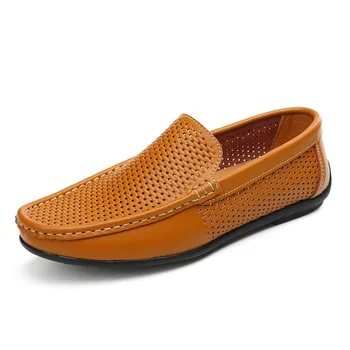 

Fashion Men Summer Shoes Breathable Moccasins Men Loafers Driving Slip On High Quality