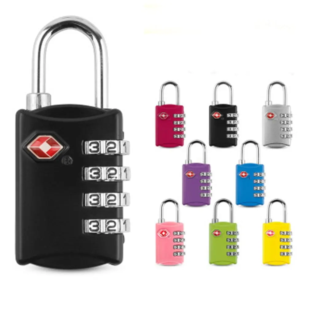 

High Quality Resettable 4 Digit AiCinBel TSA Locks Smart Combination Lock For Travel Luggage Suitcase Code Padlock Customs lock