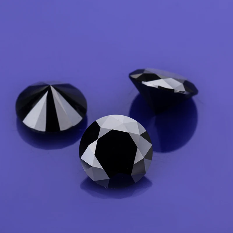 Круглые brillaint cut 1ct & 6 5mm Оптовая Цена Черные моиссаниты|moissanite price|moissanite moissanite |