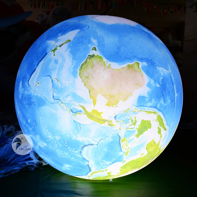 

Birthday Party Scientific Education PVC Inflatable Planet LED Inflatable Earth