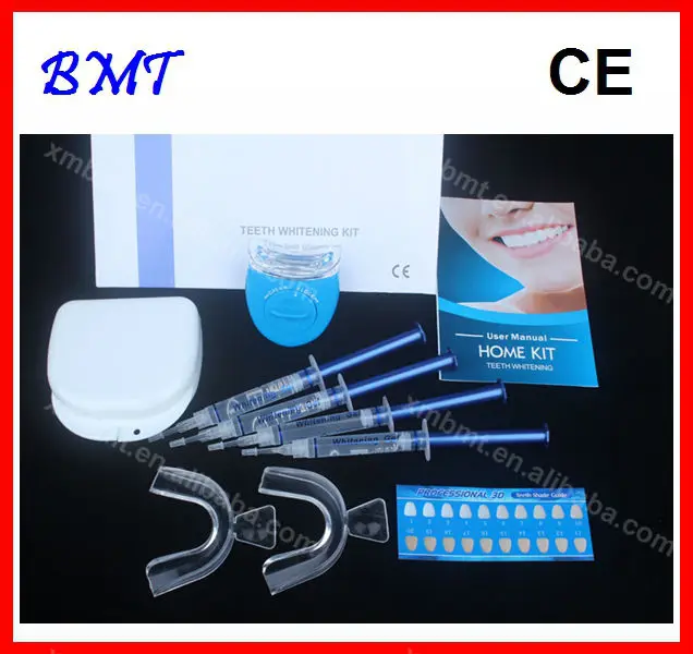 

2 sets/lot Pro Home Teeth Whitening Kit Dental Bleaching System with 44% Carbamide Peroxide White Tooth Gel CE FDA Approved