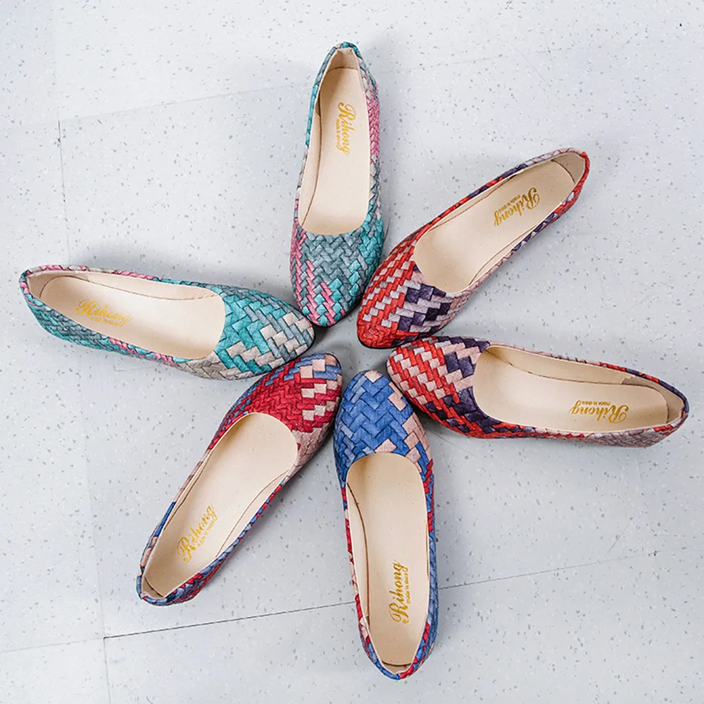 

Women Girl Spring Mixed Colors Casual Shoes Female Pretty Flat Shoes 2018 summer women's Flat Shoes Woman Sandalias scarpe donna