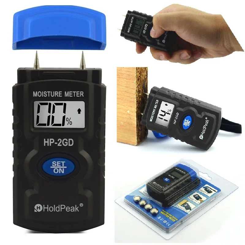 

HP-2GD Wood Moisture Meter Digital Humidity Meter Use for Timber/ Building Material/ Paper/ Tree