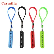 Car Phone Number Plate Car Keychain Auto Motorcycle Phone Number Card Keyring Key Chain Car Interior Decoration Accessories