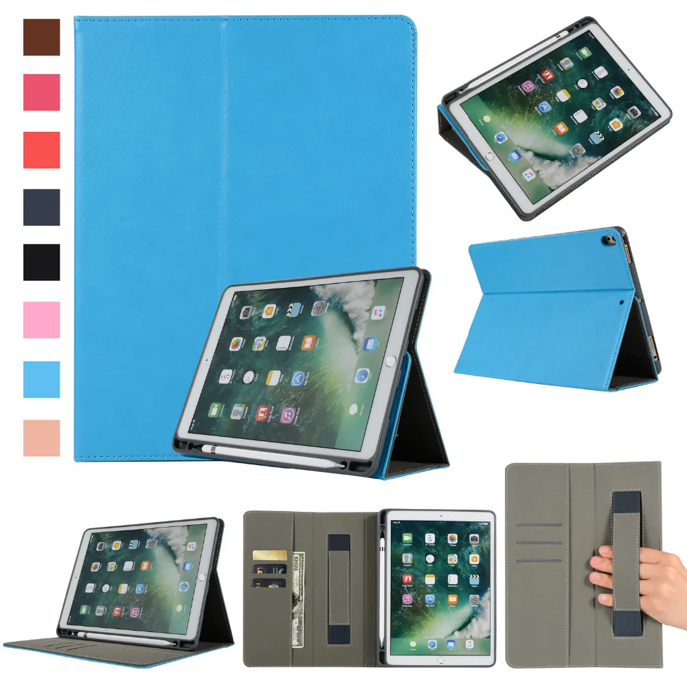 Чехол подставка из воловьей кожи для Apple iPad Pro 10 5 дюйма и прозрачная пленка|Чехлы