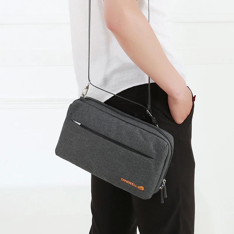 دروبشيبينغ DINIWELL السفر حقيبة أكياس للجنسين متعددة الوظائف جيوب Crossbody حقيبة ساعي المحمولة عارضة حقيبة كتف