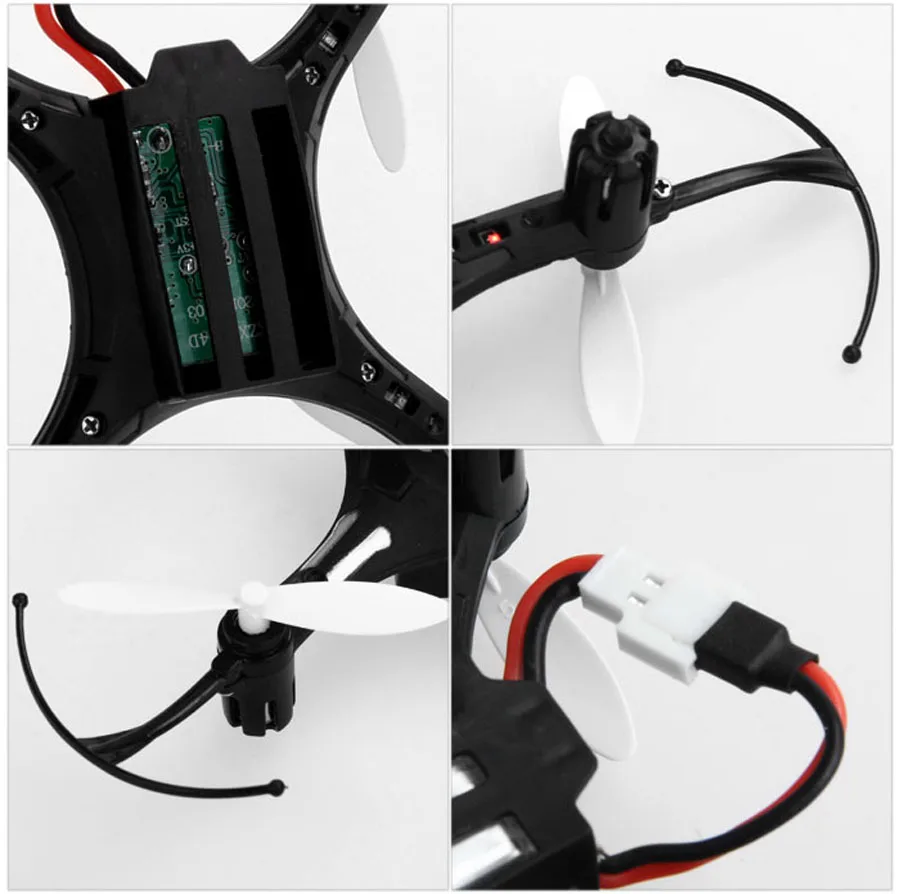 JJRC H8 Mini Headless Drone Dron Mode 2.4G 4CH RC Helicopter 6 Axis Gyro 3D Eversion RTF 360-degree With LED Night Lights