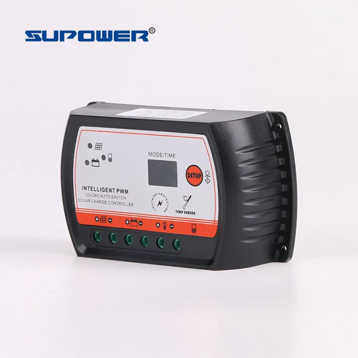 

LED Display PWM 10A 15A 20A Solar Charge Controller 12V/24V Solar Panel Charge Regulator
