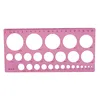 Multi Shaped Plastic Ruler Painting Drawing Template Oval Geometric Template Curve Pattern Ruler Stationery Office Supplies ► Photo 2/6