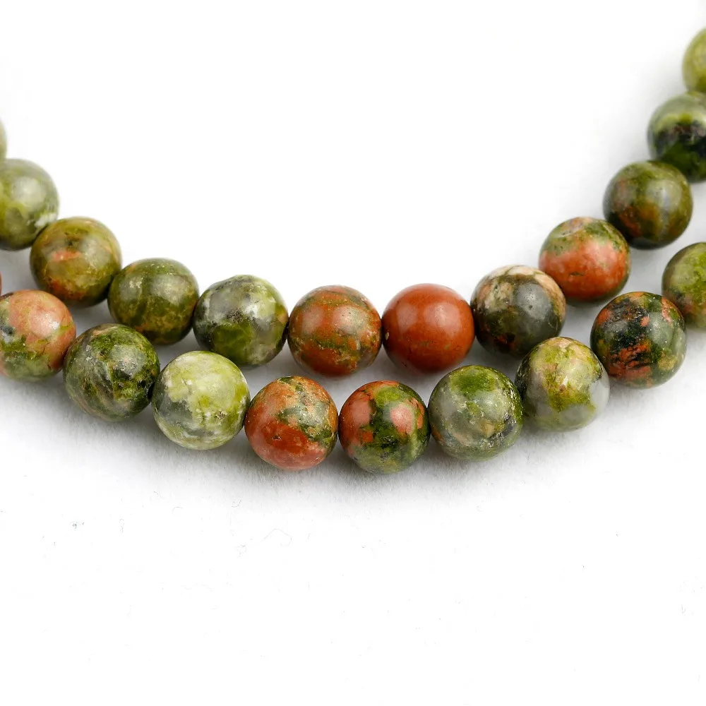 108 Mala Beads Bracelets Natural Stone Chinese Unakite OM Lotus Buddha Charm Bracelets Men Women Yoga Jewelry
