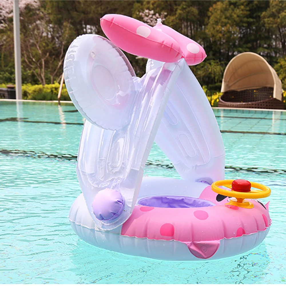 ancla Arancel Frank Worthley Flotador de piscina inflable para bebés y niños, juguete de flotación  grueso, anillo de natación|Flotadores de piscina| - AliExpress