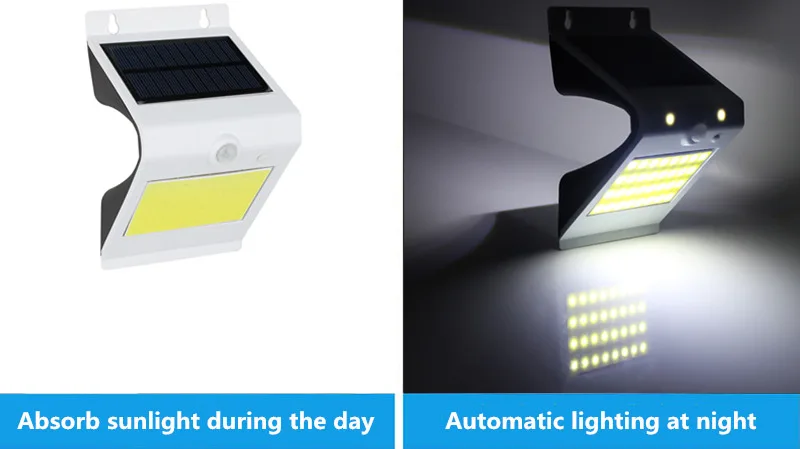 Ponte em Arco de Energia Sensor de Movimento Jardim ao ar Lâmpada de Parede Chiclits Solar Lâmpada Luz Pir Livre Caminho Sentido Hot 38led Ip65 16 Hot CHICLITS 38LED IP65 Ponte em Arco