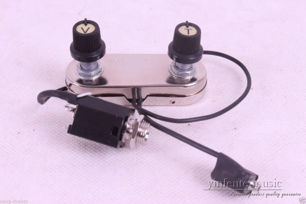 Big Jack (1/4'') Electric System Preamplifier EQ Equalizer Piezo Pickup 5Violin Parts