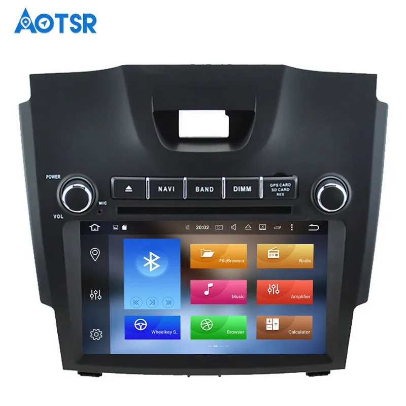 Best Android 8.1 Car GPS Navigation Car DVD player For Chevrolet S10 ISUZU D-MAX head unit radio tape recorder multimedia player IPS 9