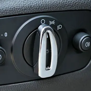 

Color My Life Chrome Headlight Knob Cover Head Light Adjustment Knob Sticker For Ford Mondeo Fusion 2013 - 2016 Accessories