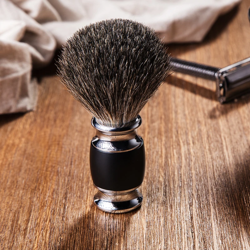 Щетка для бритья барсука ручной работы Барсук кисточки для бритья из шерсти барсука бритвенный инструмент бритвенная щетка