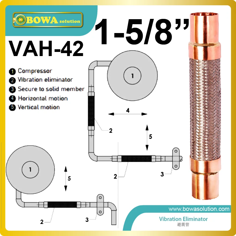 High pressure flexible hose is designed for installation in suction and
