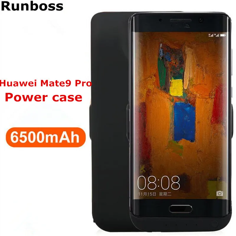 Батарея runboss charger Case для Huawei Mate 9 pro 6500 mAh перезаряжаемая, запасная внешняя батарея для Huawei Mate 9 pro