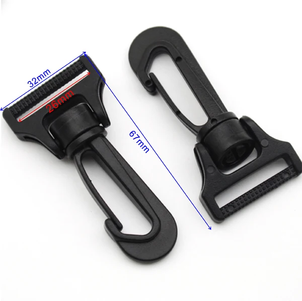 25mm inner 1\u201c swivel clasp snap hook swivel snap hook webbing strap hook purse clasp bag hardware supplies 2-4-10pcs