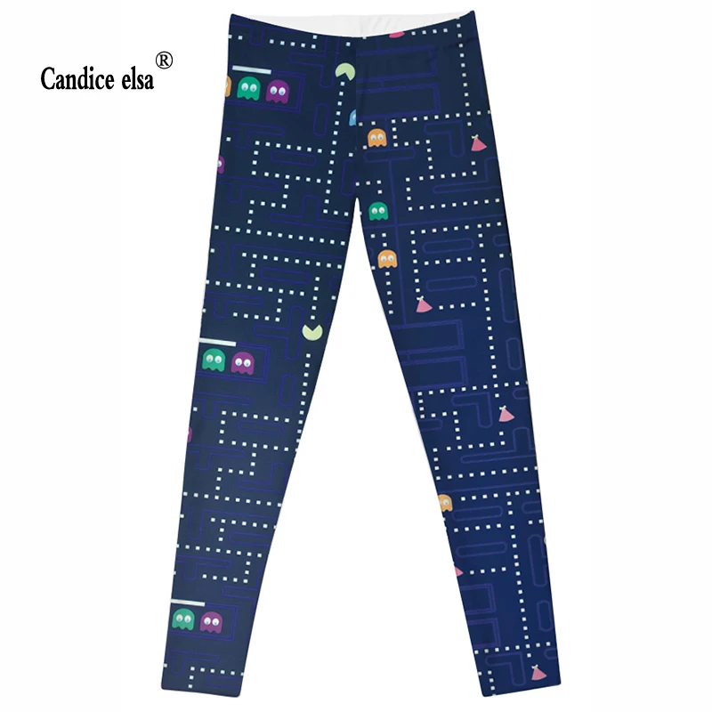 CANDICE ELSA women leggings elastic fitness legging manpac