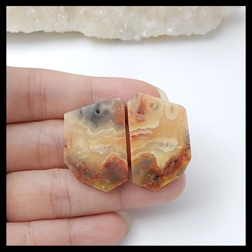 Самородок Сумасшедший кружево камень розетты женские модные серьги бисер