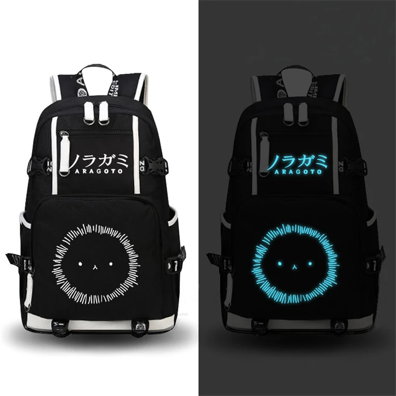 

Anime Noragami/MekakuCity Actors Men Printing Backpack Travel Canvas Backpack Women Military Rugzak School Bags Laptop Bagpack