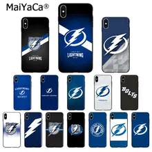 MaiYaCa Tampa Bay Lightning чехол для телефона высокого качества для Apple iPhone 8 7 6 6S Plus X XS MAX 5 5S SE XR Чехол для мобильного телефона