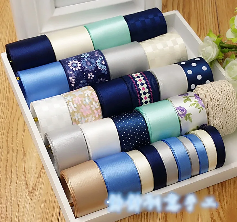 High Quality 30 Design Fachion Ribbon Set NEW STYLE! DIY Set---Red & Dark Blue Color Mix ( total Meters) | Дом и сад