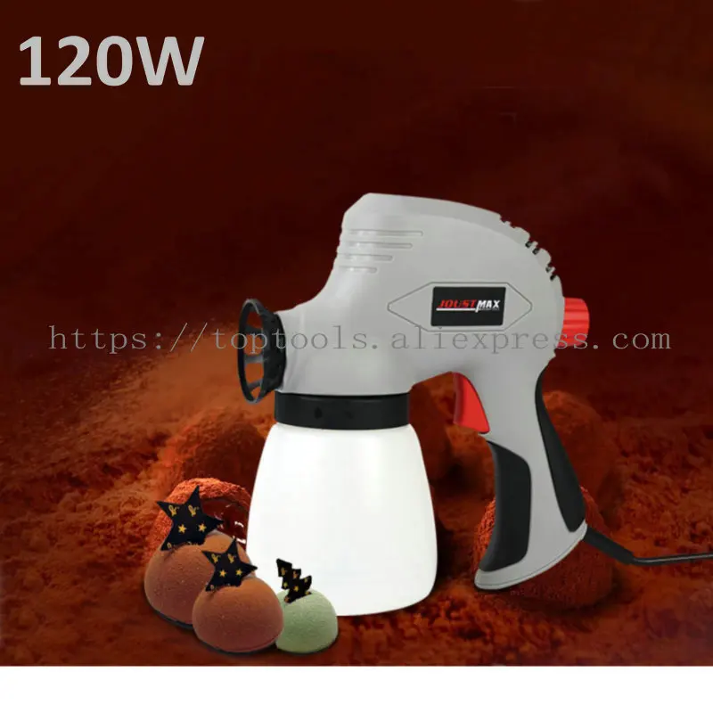 

120W Detachable Adjustable High Voltage Electric Spray Gun Cake Spray Gun 0.8MM 1.6mm