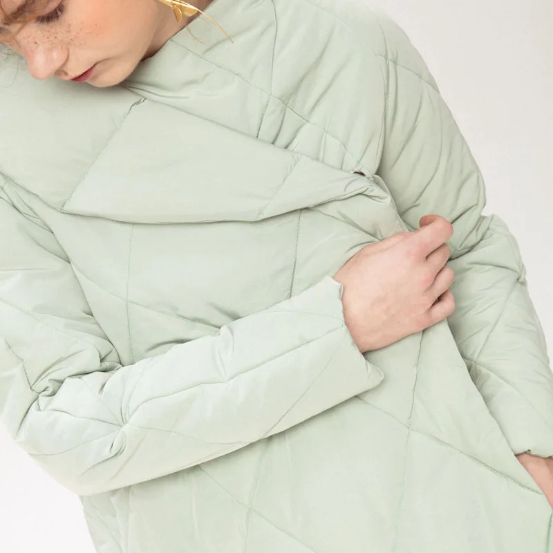 Mode Asymétrique Casual Light Couleur Corée Bouton De Manches Green Parka Hiver Couvert Pleine xitao Arrivée Zll2282 2018 Nouvelle Solide Zll2282 white Femmes Iwq7UPOC