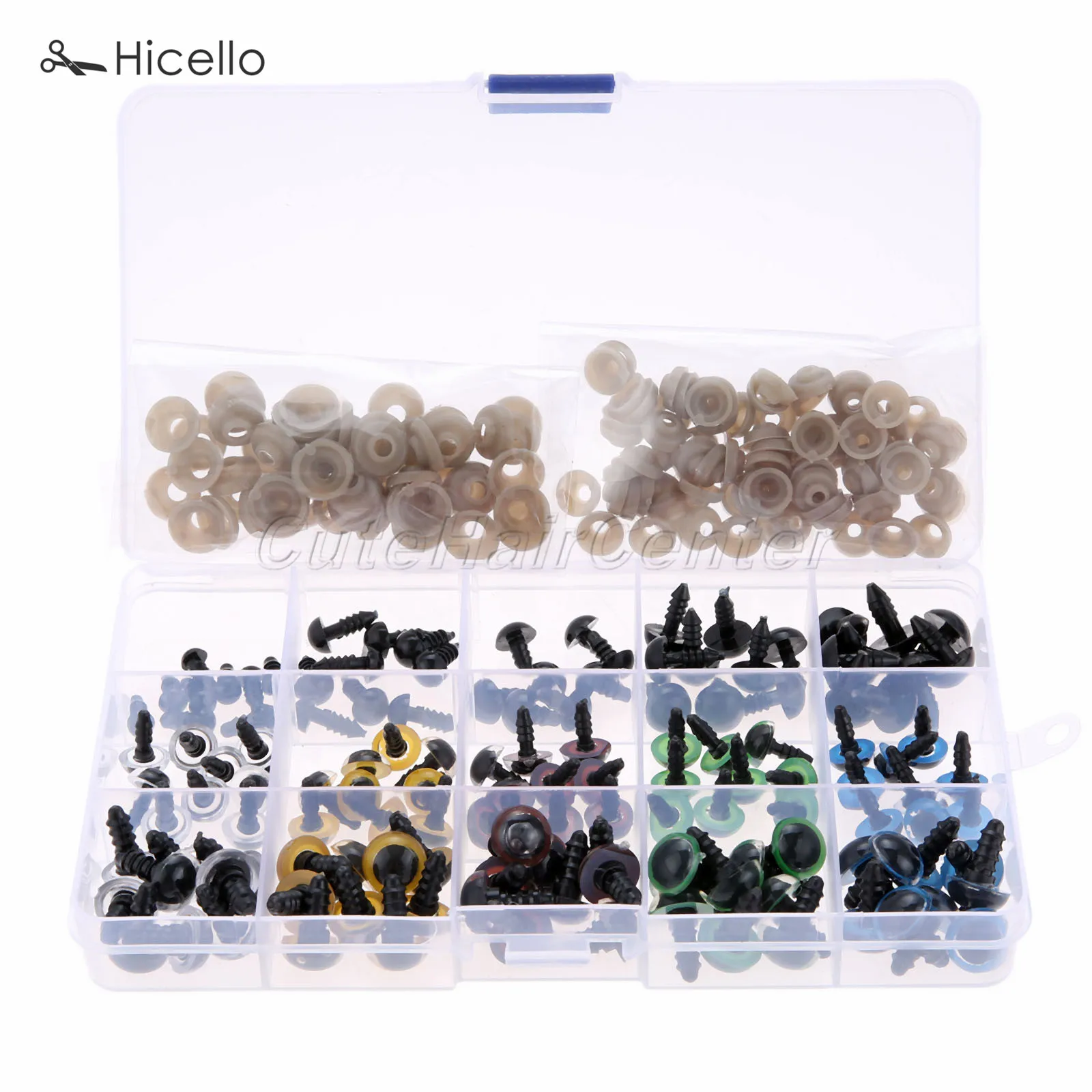 150 комплектов/коробка пластиковые безопасные глаза 3D аксессуары для