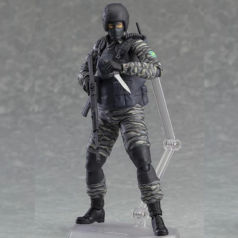 

Figma 298 Metal Gear Solid 2 Sons of Liberty Gurlukovich Solider Figura PVC Figma Action Figure Collectible Model Toy 16cm