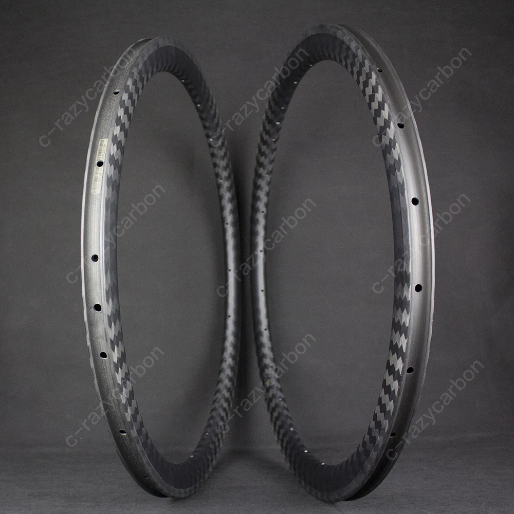 Free Shipping!! U shape 12k Twill Carbon Cycling Road Rims T700C Road Rim 38mm Depth in 25mm outer Width Tubular:Clincher10